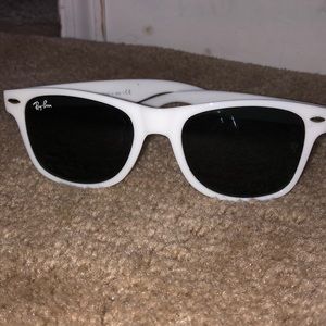 White ray bans